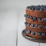 Blaubeer-Schokoladen Torte