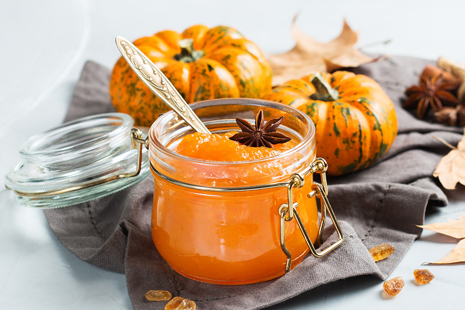 Winterliche Kürbis-Apfel-Marmelade Mit Orangensaft