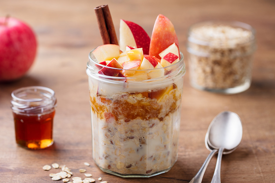 Apfel-Zimt Overnight Oat