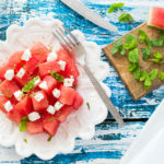 Sommerlicher Melonen-Feta-Salat