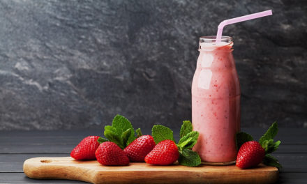 Leichter Erdbeer-Joghurt-Drink