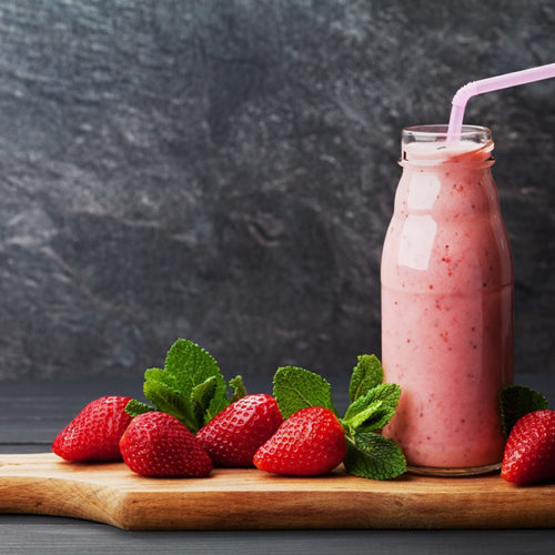 Leichter Erdbeer-Joghurt-Drink » affektblog.de