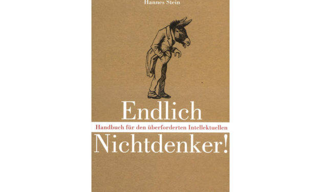 Endlich Nichtdenker: Handbuch für den überforderten Intellektuellen von Hannes Stein