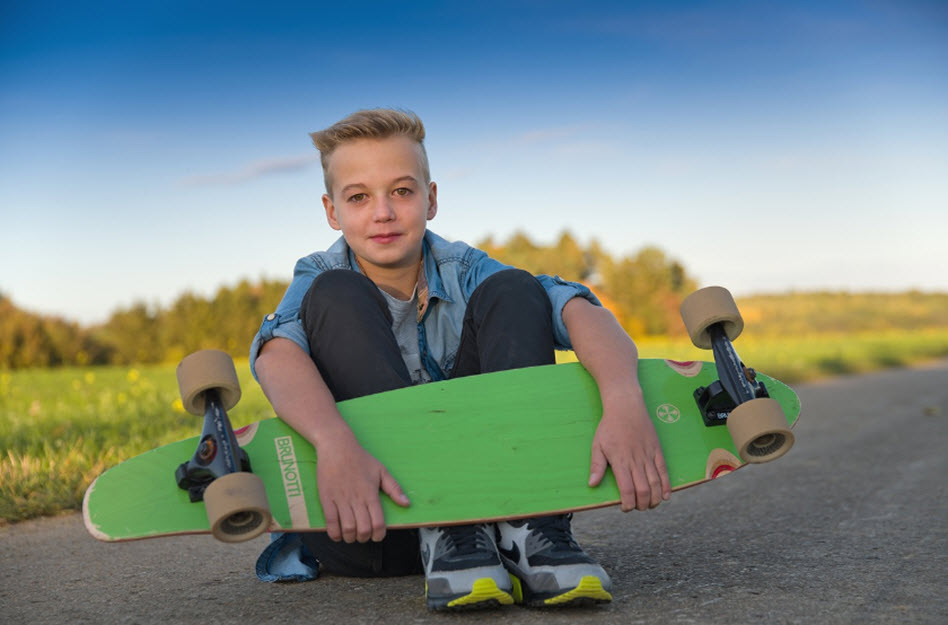 So gesund ist es, wenn Kinder Longboard fahren