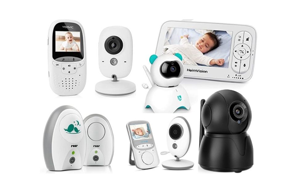 Babyphone mit Kamera Nachtsicht Video Babyfon Vox Funktion Temperatursensor  Akku